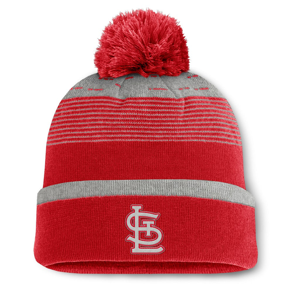 St. Louis Cardinals Fanatics Fundamental Gradient Cuffed Knit Hat with Pom Online