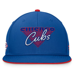 Chicago Cubs Fanatics Fundamental Tri-Script Fitted Hat for sale