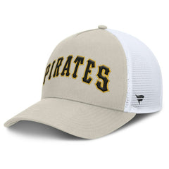 Pittsburgh Pirates Fanatics Heritage Light Khaki A-Frame Adjustable Hat Sale