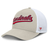 St. Louis Cardinals Fanatics Heritage Light Khaki A-Frame Adjustable Hat for sale