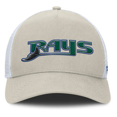 Tampa Bay Rays Fanatics Heritage Light Khaki A-Frame Adjustable Hat Discount