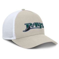 Tampa Bay Rays Fanatics Heritage Light Khaki A-Frame Adjustable Hat Discount