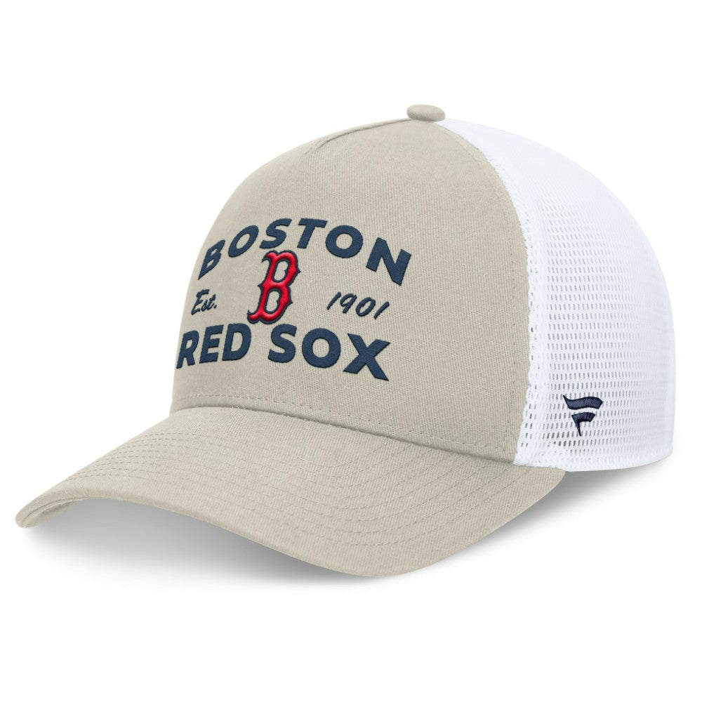 Boston Red Sox Fanatics A-Frame Trucker Adjustable Hat Discount