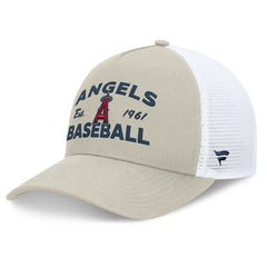 Los Angeles Angels Fanatics A-Frame Trucker Adjustable Hat Sale