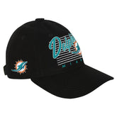 Miami Dolphins Youth Retro Wooly Adjustable Hat - Black - NFL