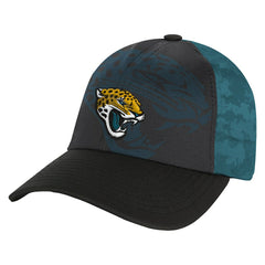 Jacksonville Jaguars Youth Combine Two-Tone Adjustable Hat - Black/Teal - NFL