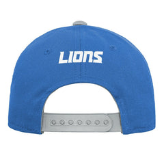 Detroit Lions Youth Team Pre-Curved Adjustable Hat - Blue - NFL
