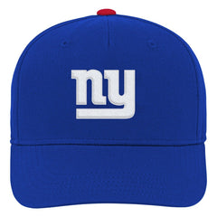 New York Giants Youth Team Pre-Curved Adjustable Hat - Royal - NFL