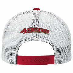 San Francisco 49ers Youth Core Lockup Trucker Adjustable Hat - Scarlet - NFL