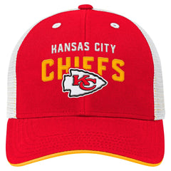 Kansas City Chiefs Preschool Core Lockup Trucker Adjustable hat - Red - NFL