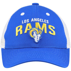 Los Angeles Rams Preschool Core Lockup Trucker Adjustable hat - Royal - NFL