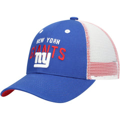 New York Giants Preschool Core Lockup Trucker Adjustable hat - Royal - NFL