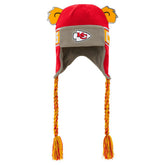Kansas City Chiefs Youth Wordmark Ears Trooper Knit Hat - Red - NFL