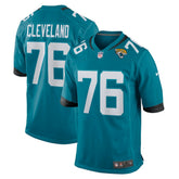 Ezra Cleveland Jacksonville Jaguars Game Jersey - Teal - Nike