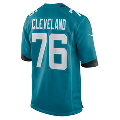 Ezra Cleveland Jacksonville Jaguars Game Jersey - Teal - Nike
