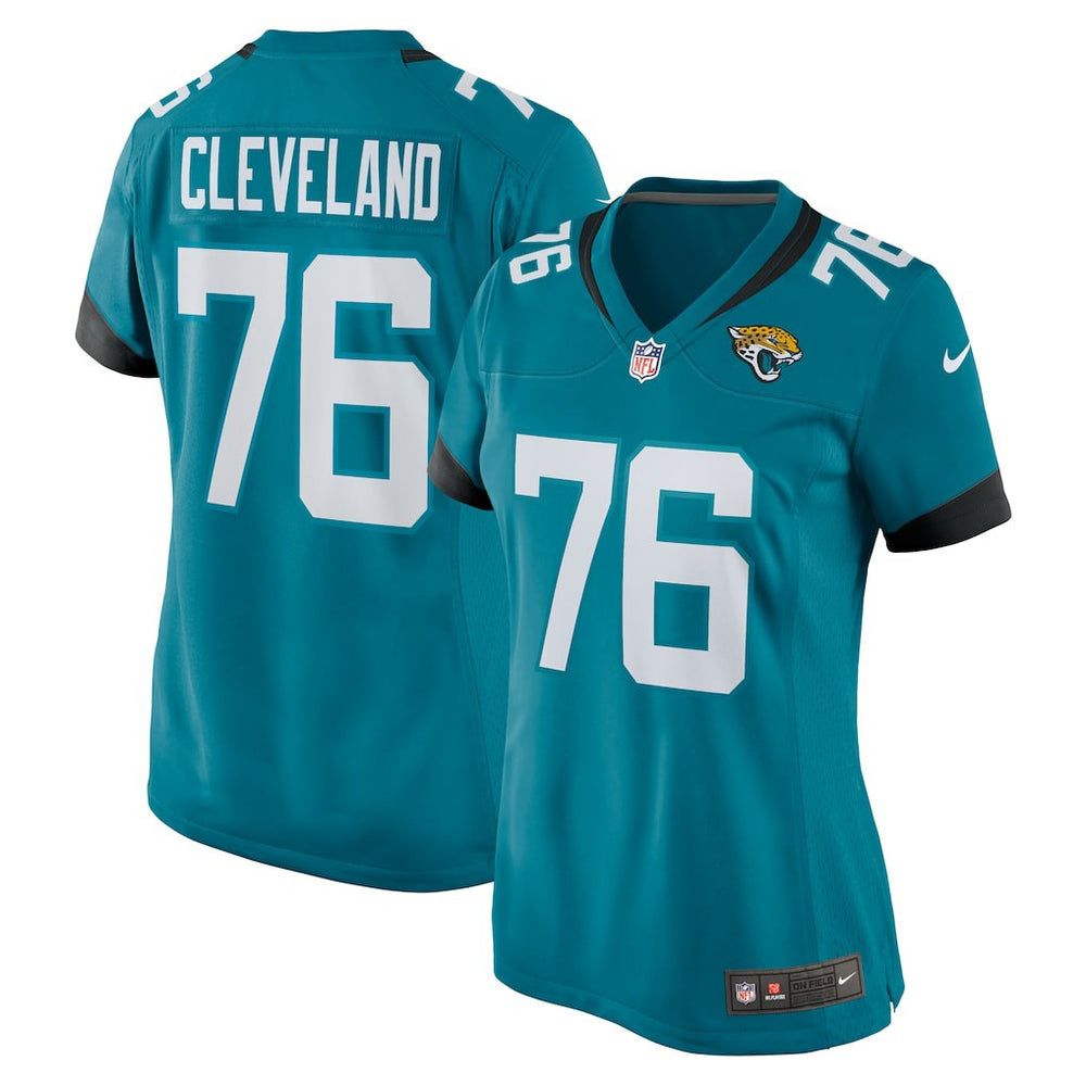 Ezra Cleveland Jacksonville Jaguars Women's Game Jersey - Teal - Nike