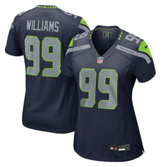Leonard Williams Seattle Seahawks Women's Team Game Jersey - College College Navy - Nike