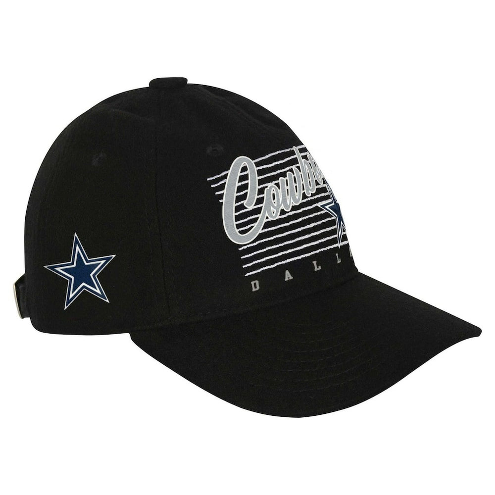 Dallas Cowboys Youth Retro Wooly Adjustable Hat - Black - NFL