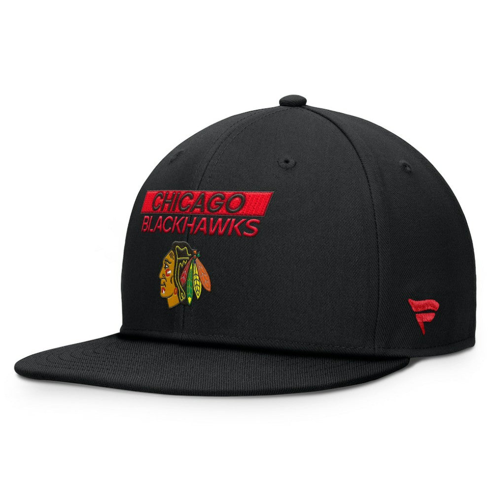 Chicago Blackhawks Fanatics Authentic Pro Prime Snapback Hat - Black | Fanatics Clearance