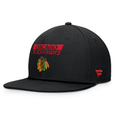 Chicago Blackhawks Fanatics Authentic Pro Prime Snapback Hat - Black | Fanatics Clearance