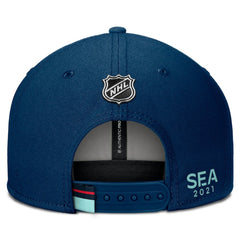 Seattle Kraken Fanatics Authentic Pro Prime Snapback Hat - Deep Sea Blue | Fanatics online
