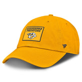 Nashville Predators Fanatics Authentic Pro Prime Adjustable Hat - Gold | Fanatics Clearance