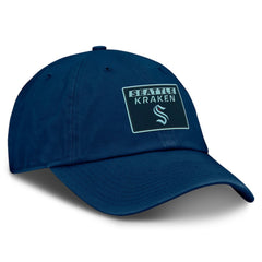 Seattle Kraken Fanatics Authentic Pro Prime Adjustable Hat - Deep Sea Blue | Fanatics Clearance