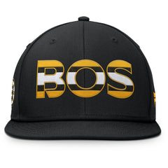 Boston Bruins Fanatics Authentic Pro Rink Snapback Hat - Black | Fanatics online