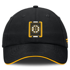 Boston Bruins Fanatics Authentic Pro Ripstop Adjustable Hat - Black/Gold | Fanatics Lifestyle