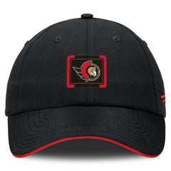 Ottawa Senators Fanatics Authentic Pro Ripstop Adjustable Hat - Black/Red | Fanatics Clearance