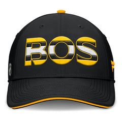 Boston Bruins Fanatics Authentic Pro Rink Team Code Flex Hat - Black/Gold | Fanatics sale