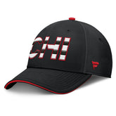 Chicago Blackhawks Fanatics Authentic Pro Rink Team Code Flex Hat - Black/Red | Fanatics on sale