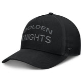 Vegas Golden Knights Fanatics Authentic Pro Road Stack Text A-Frame Adjustable Hat - Black | Fanatics near me