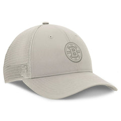 Boston Bruins Fanatics Women's Authentic Pro Road Trucker Adjustable Hat - Tan | Fanatics Lifestyle