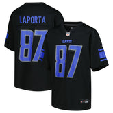 Sam LaPorta Detroit Lions Youth Game Jersey - Black - Nike