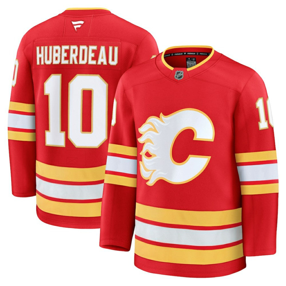 Jonathan Huberdeau Calgary Flames Fanatics Home Premium Jersey - Red | Fanatics near me
