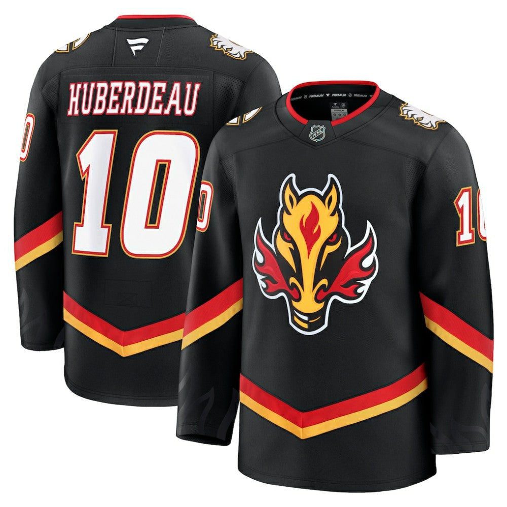Jonathan Huberdeau Calgary Flames Fanatics Alternate Premium Jersey - Black | Fanatics near me