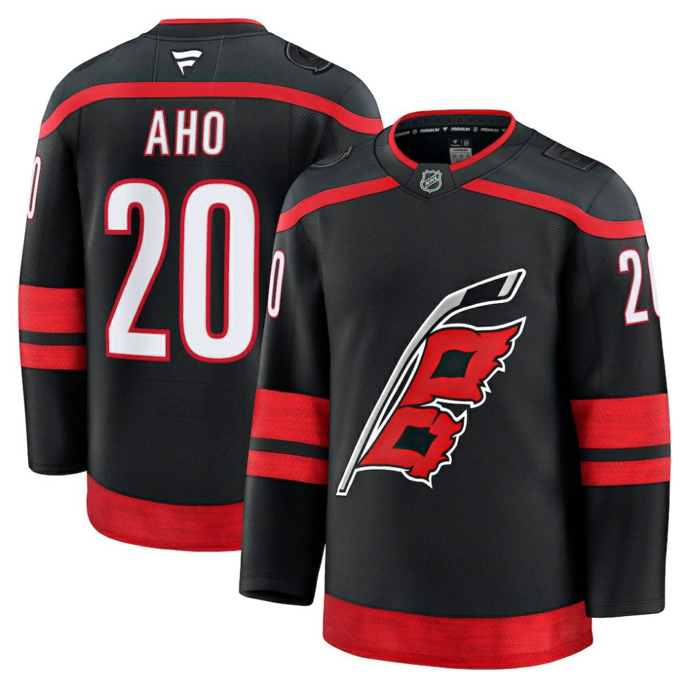 Sebastian Aho Carolina Hurricanes Fanatics Home Premium Jersey - Black | Fanatics sale