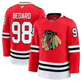 Connor Bedard Chicago Blackhawks Fanatics Home Premium Jersey - Red | Fanatics Lifestyle