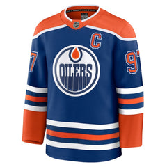 Connor McDavid Edmonton Oilers Fanatics Home Premium Jersey - Royal | Fanatics on sale