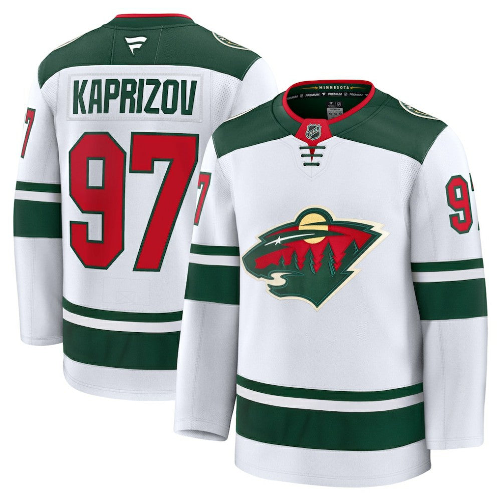Kirill Kaprizov Minnesota Wild Fanatics Away Premium Jersey - White | Fanatics on sale