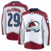 Nathan MacKinnon Colorado Avalanche Fanatics Away Premium Jersey - White | Fanatics Clearance