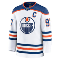 Connor McDavid Edmonton Oilers Fanatics Away Premium Jersey - White | Fanatics near me