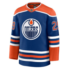 Leon Draisaitl Edmonton Oilers Fanatics Home Premium Jersey - Royal | Fanatics discount