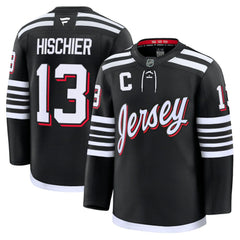 Nico Hischier New Jersey Devils Fanatics Alternate Premium Jersey - Black | Fanatics on sale