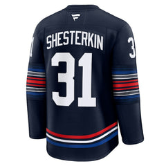 Igor Shesterkin New York Rangers Fanatics Alternate Premium Jersey - Navy | Fanatics discount