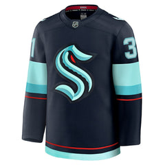 Philipp Grubauer Seattle Kraken Fanatics Home Premium Jersey - Deep Sea Blue | Fanatics sale