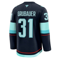 Philipp Grubauer Seattle Kraken Fanatics Home Premium Jersey - Deep Sea Blue | Fanatics sale