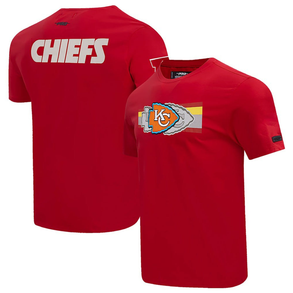 Kansas City Chiefs Pro Standard Retro Striper T-Shirt - Red - NFL