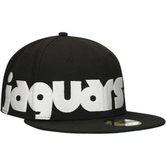 Jacksonville Jaguars New Era Checkered Undervisor 59FIFTY Fitted Hat - Black - NFL
